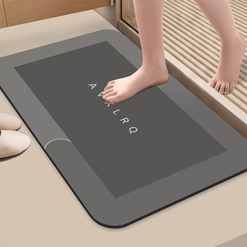 Tapete Banheiro Antiderrapante Absorvente de Secagem Rápida entregar Cor e Estampas sortidos