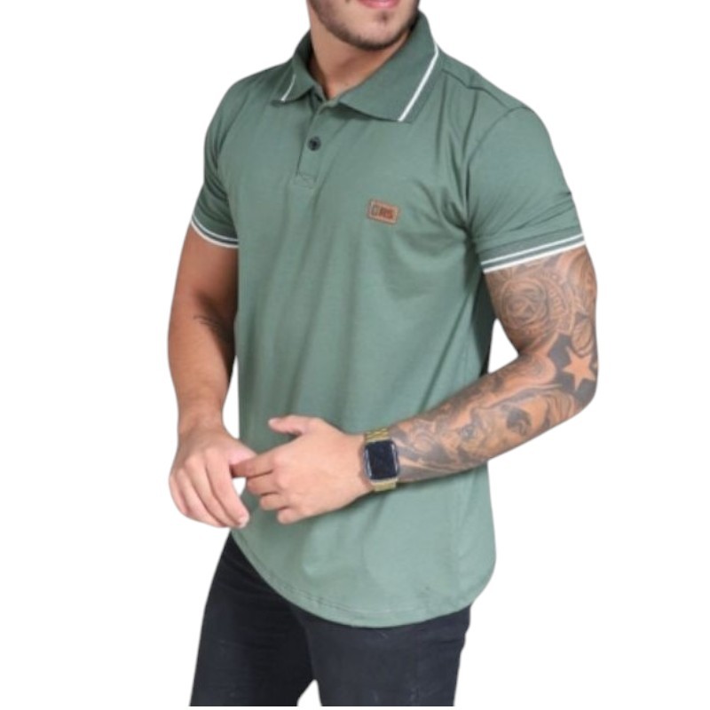 camisa camiseta gola polo  masculino