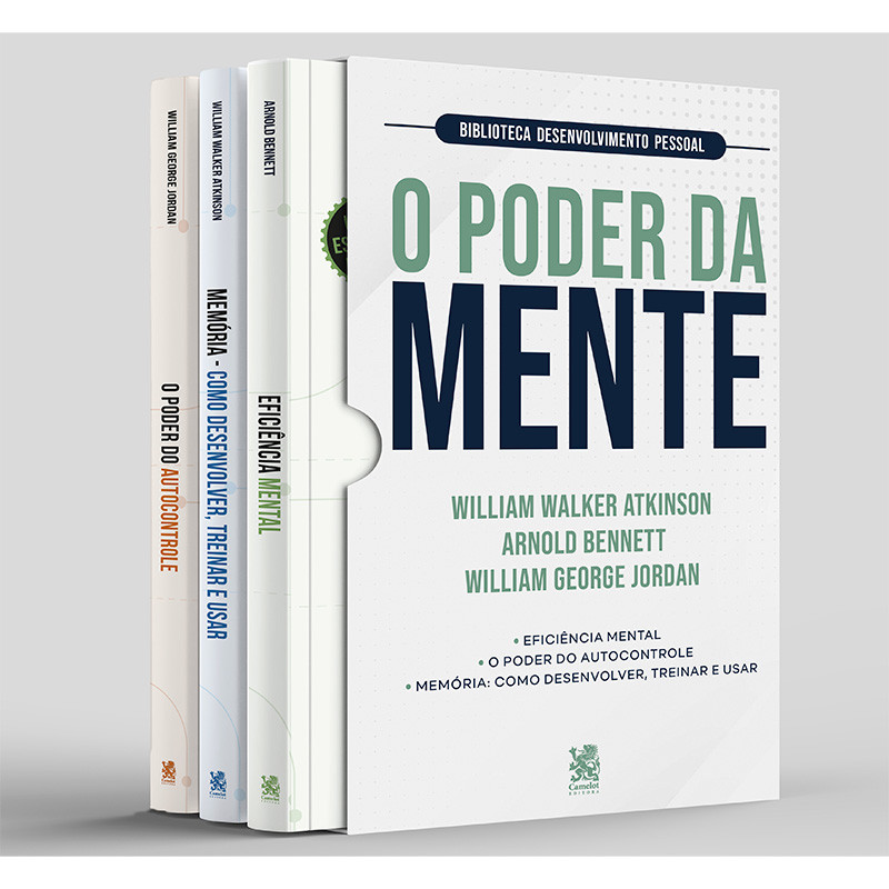 Biblioteca Desenvolvimento Pessoal: O Poder da Mente - Box com 3 Livros