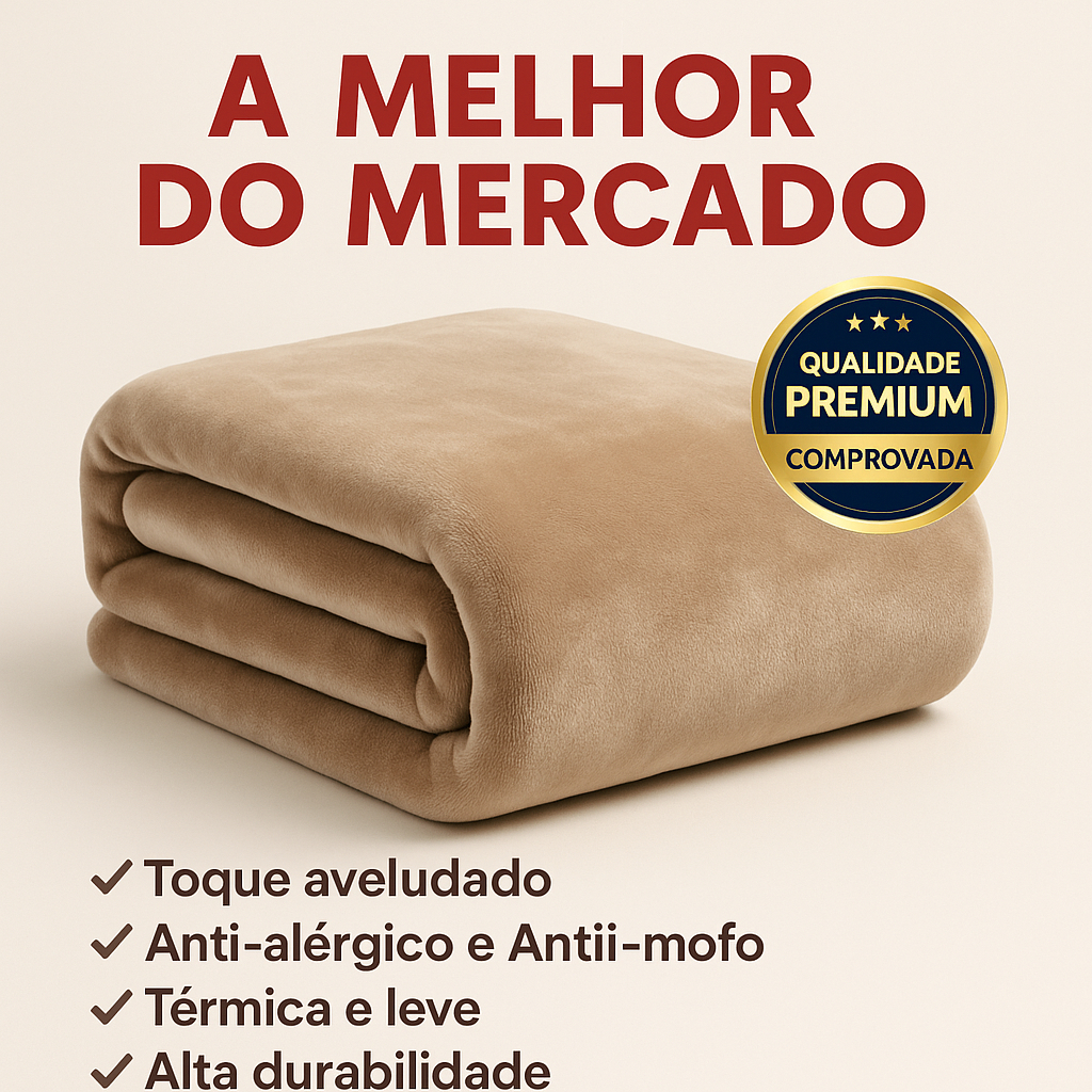 cobertor casal manta grossa gigante