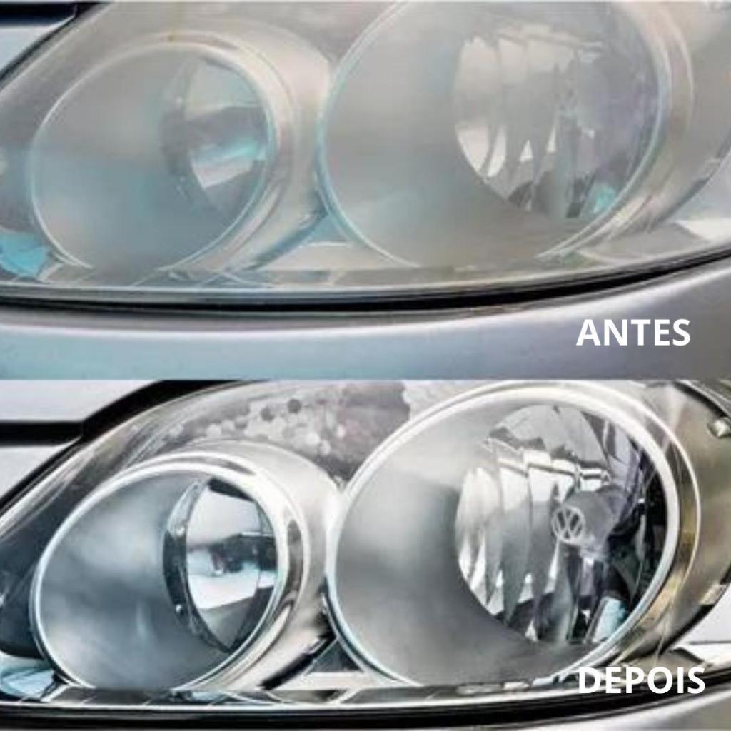 Revitalizador Automotivo Orbi -Restaura Farois Amarelados e Foscos  Renovador (50ml + Estopa)