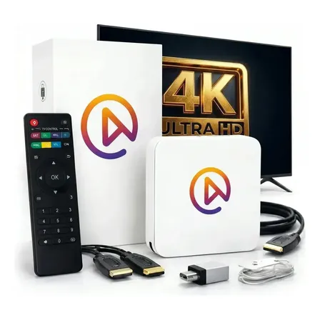 Tv Box Uni V10 4k Versao   Branco 2027 Padrão Lançamento Branco