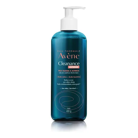 Avène Cleanance Gel Intense 400g Pele Oleosa Ou Com Tendência A Acne Dia/noite